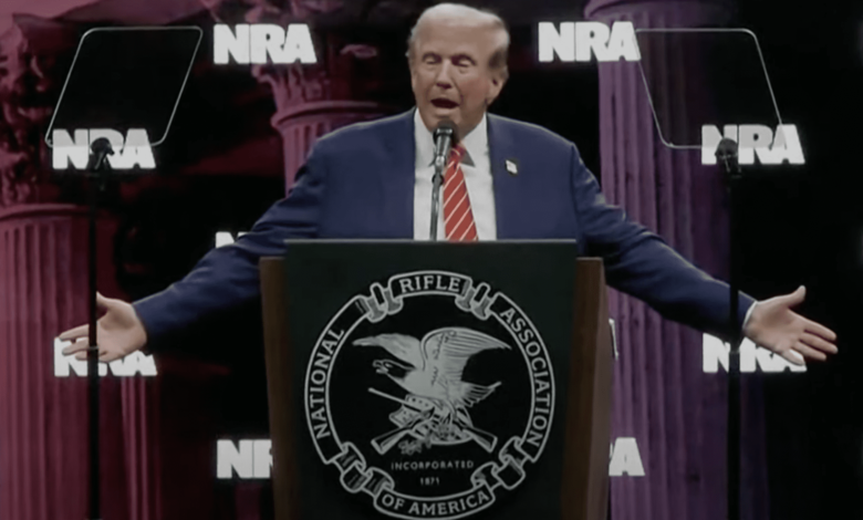 Trump Promises NRA Crowd Continued 2A Support, Big Victory In November