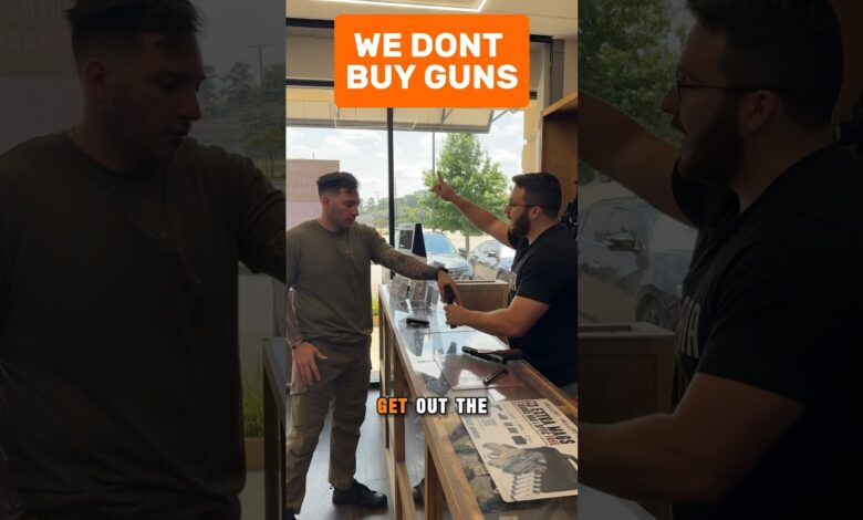 We DON’T buy guns.