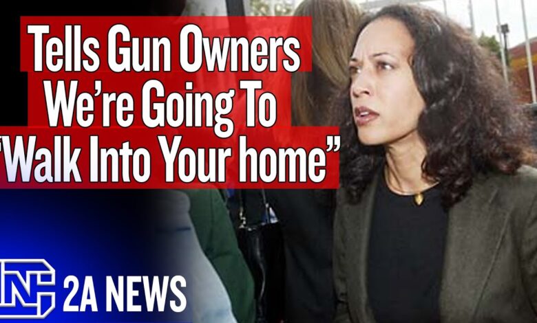 Resurfaced Video Of Kamala Harris Saying We're Going To Walk Into Your Home & Check Your Guns