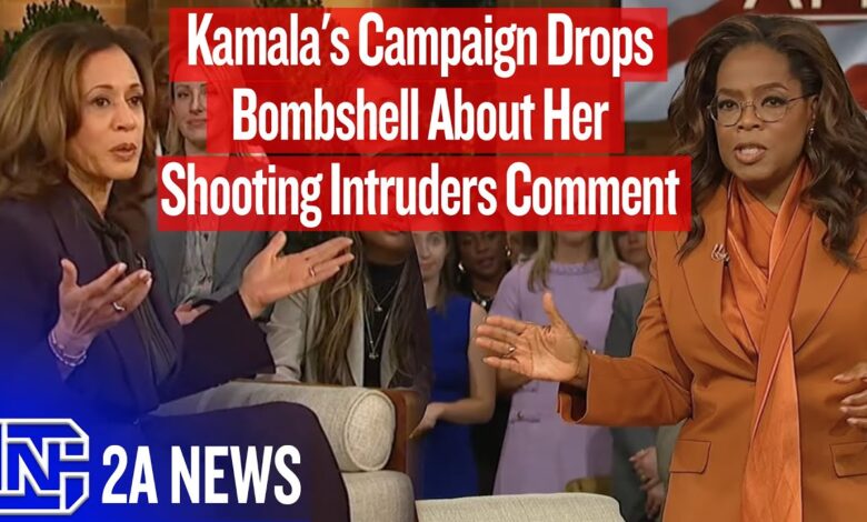 Kamala's Campaign Drops Bombshell About Her Shooting Intruders On Oprah