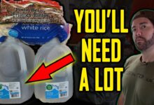 You NEED More Water Than You Think for Your Rice and Beans Storage!