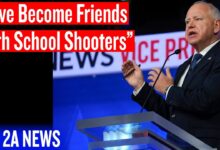 Tim Walz Says I’ve Become Friends With School Shooters During Vice President Debate