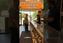 Right vs Wrong way to walk into a gun store!