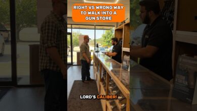 Right vs Wrong way to walk into a gun store!