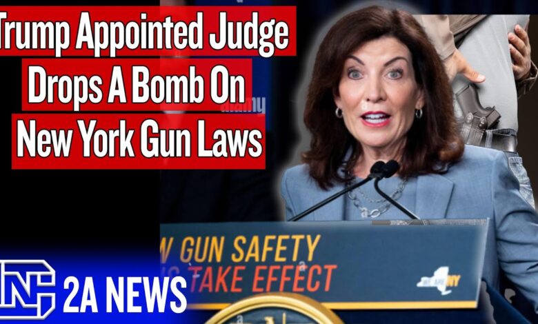 Trump Appointed Judge Just Dropped A Bomb On New York Gun Laws