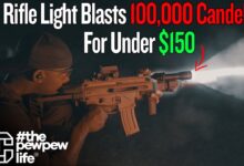 Forget Lumens, This Rifle Light Blasts 100,000 Candela for Under 0