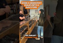 When a Democrat walks into a gun store.