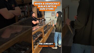 When a Democrat walks into a gun store.