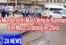 35 Murdered In Mass Vehicle Ramming, 4 Days Later 8 Murdered In Mass Stabbing In China