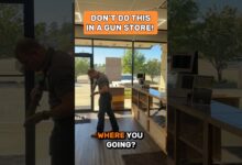 Don’t do this in a gun store!