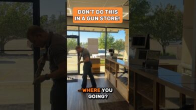 Don’t do this in a gun store!