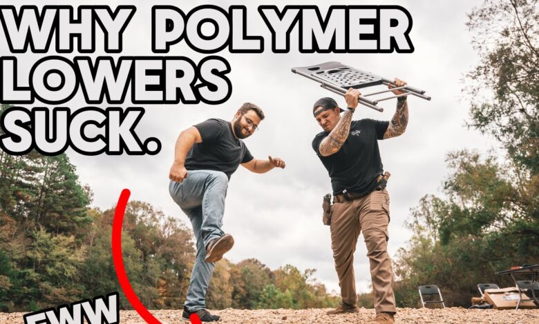 Why Polymer Lowers Suck. Knights SR15 vs Poverty Pony