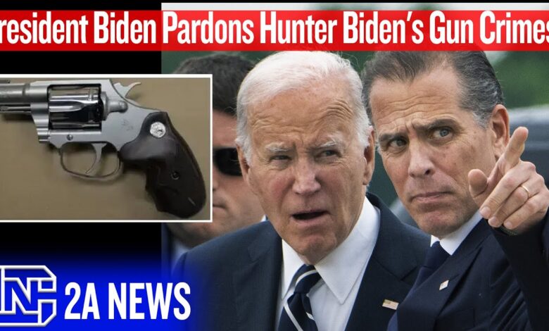 President Biden Pardons Hunter Biden's Gun Crimes