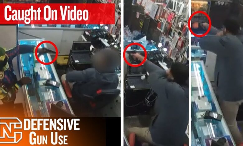 Caught On Video: Store Clerk Shoots Two Armed Robbers In New Orleans