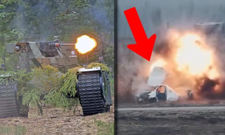 This Small Powerful Robot Terrified Russia So Much That They Put A Bounty On It – Milrem Themis UGV