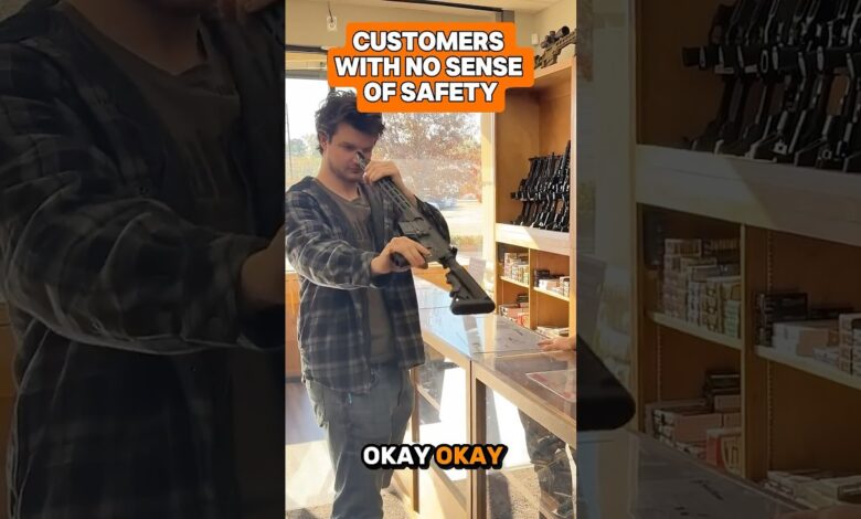 Customers with no sense of safety.