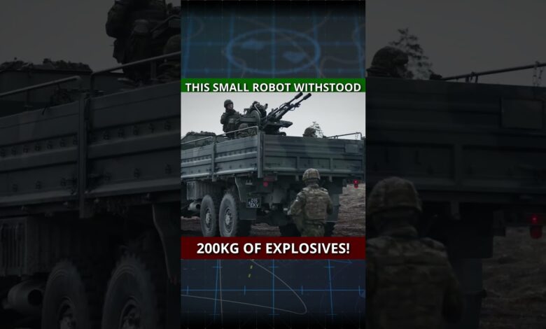 When A Small UGV Withstood 200KG Of Explosives