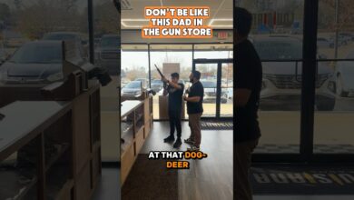 Don’t be like this dad in the gun store.