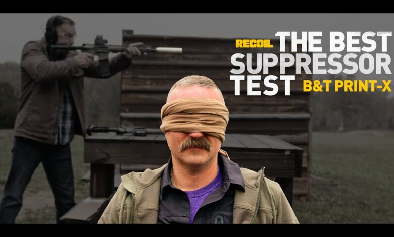 B&T Print-X SRBS-Ti – RECOIL's The Best Suppressor Test | 5.56 NATO