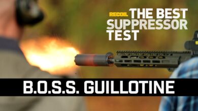 B.O.S.S. GUILLOTINE – RECOIL's The Best Suppressor Test | 5.56 NATO