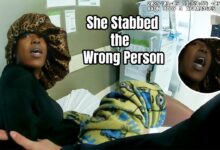 Woman Caught Cheating & Goes Insane on Her Boyfriend With a Knife
