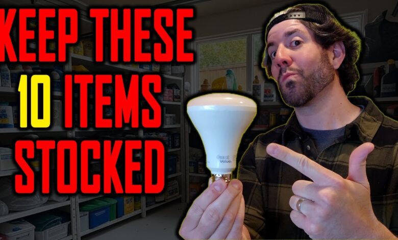 Things You Should Never Have to Rush Out and Buy