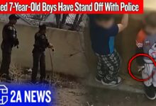 Armed 7-Year-Old Boys With Guns Have Standoff With Police