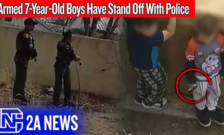 Armed 7-Year-Old Boys With Guns Have Standoff With Police