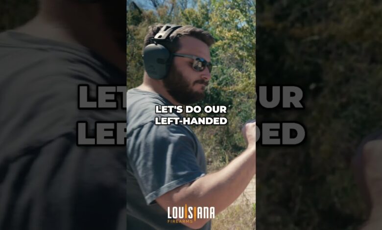 Rifle Shooting Challenge  Right vs  Left Hand! Can He Beat It