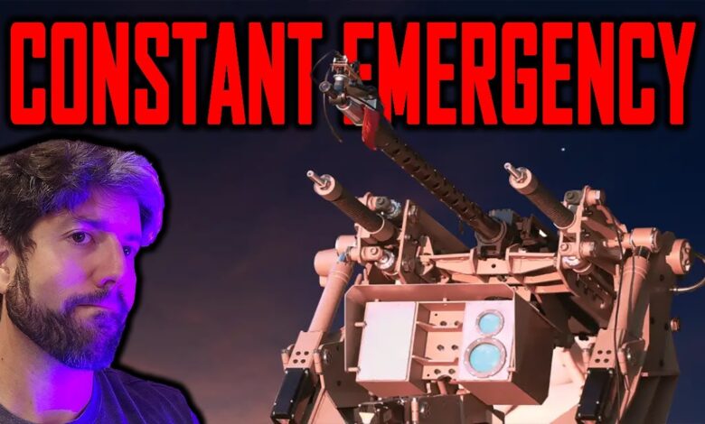 Never-Ending Emergency Status and the Future Battlefield Testing Zone