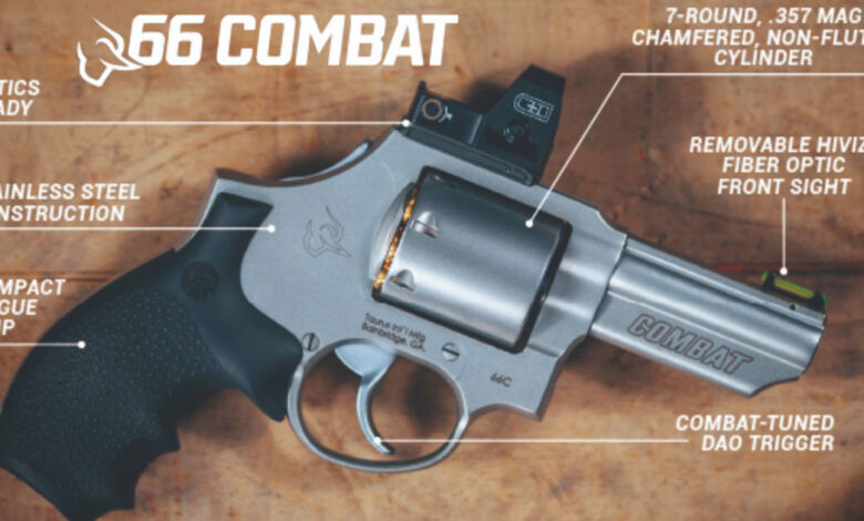 Taurus Launches 66 Combat: A Modern Take on the Fighting Revolver Taurus Launches 66 Combat: A Modern Take on the Fighting Revolver