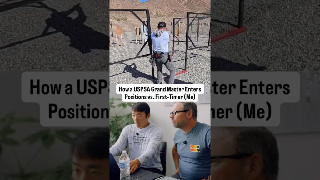 How a USPSA Grand Master Enters Positions vs. First-Timer (Me) How a USPSA Grand Master Enters Positions vs. First-Timer (Me)