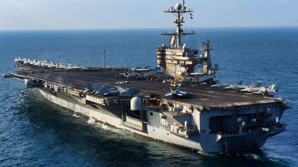 18,000 Meals a Day, 160 Gallons of Milk, and 400,000 Gallons of Fresh Water: What it Takes to Keep a US Navy Nuclear Aircraft Carrier at Sea