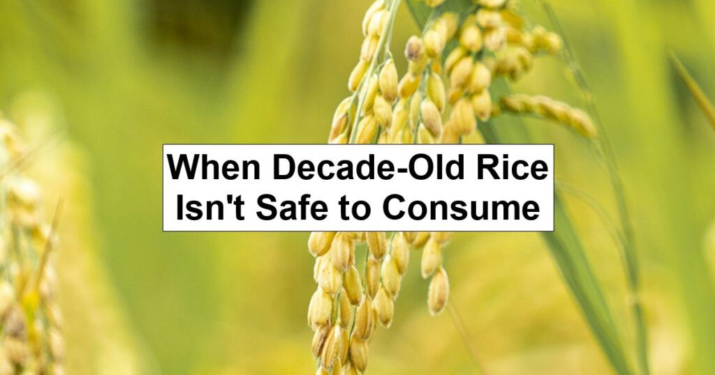 When Decade-Old Rice Isn’t Safe to Consume When Decade-Old Rice Isn’t Safe to Consume