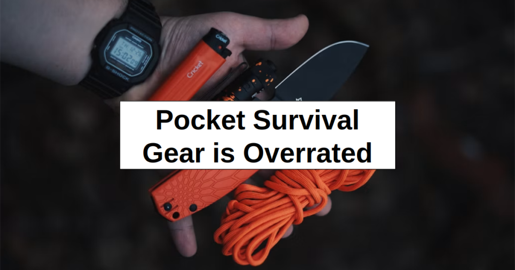 Pocket Survival Gear is Overrated Pocket Survival Gear is Overrated