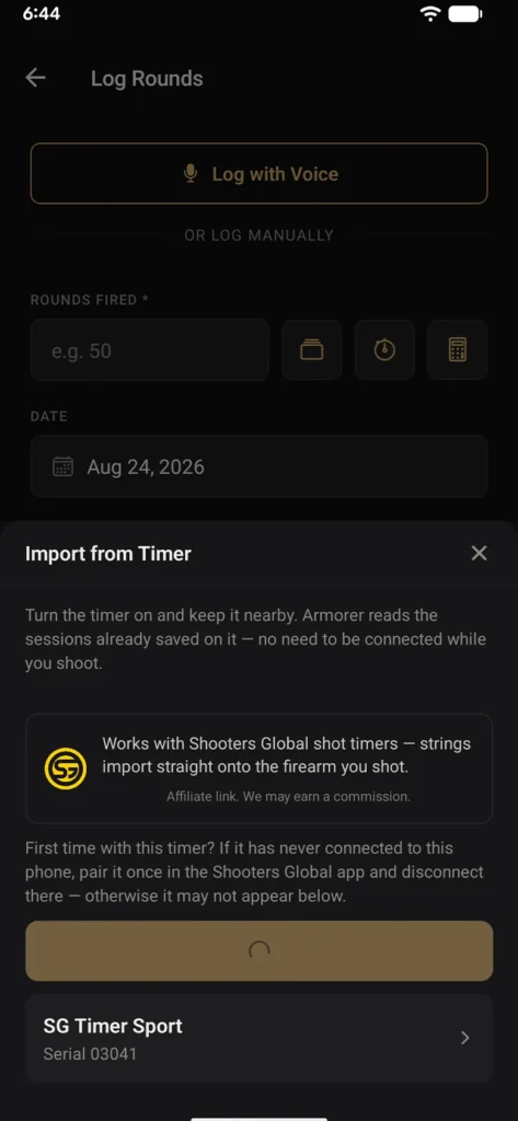 My App Automatically Imports Your Shot Timer Data My App Automatically Imports Your Shot Timer Data